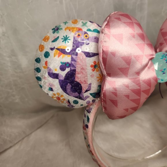 RARE 2017 Epcot\'s Flower and Garden Headband / Ears - Figment and Minnie